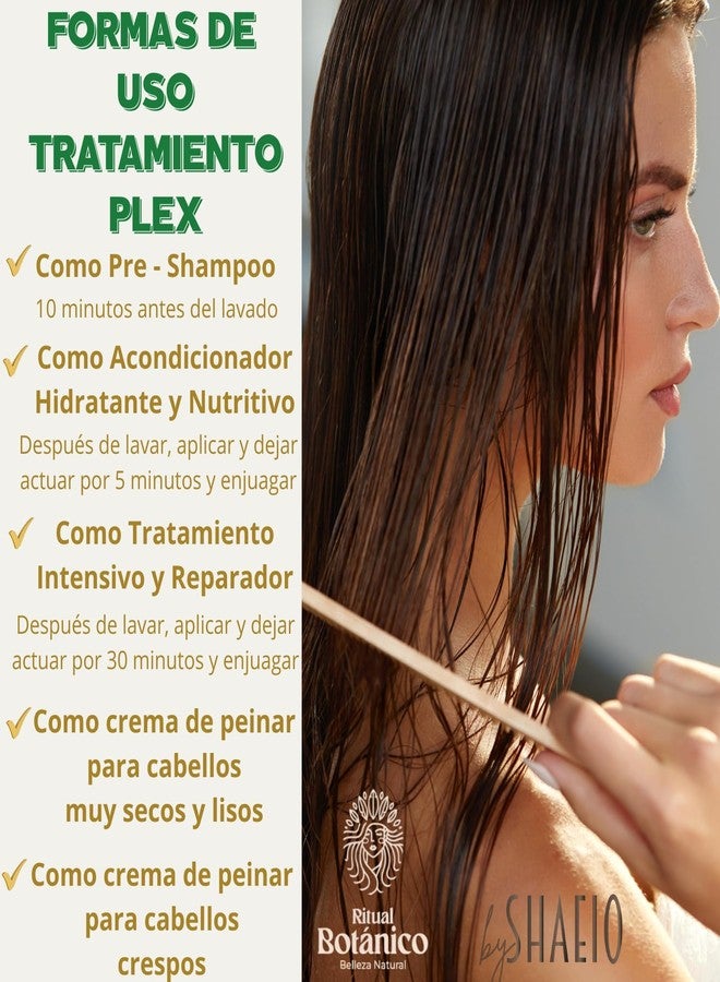 SHAEIO RITUAL BOTANICO KIT Ultrareparador y Acelerador de Crecimiento S.O.S. Shampoo de Cebolla y Argán + Tratamiento Intensivo PLEX con Banano y Aguacate 100% Colombiano. - Image 5